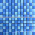 China Pure Color Tile Glass Mosaic 23H03 Crystal Glass Mosaic for Swimming Pool
